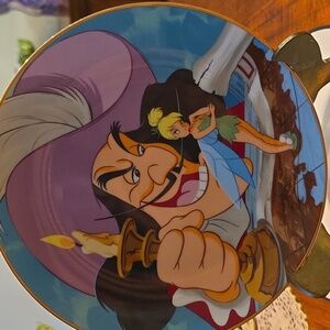 Walt Disney Collectors Plate. Peter Pan. The Revenge Of Tinker Bell